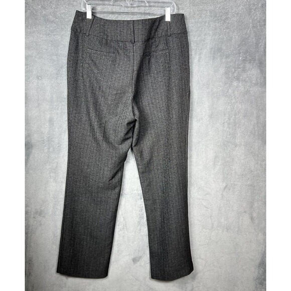 Nine West Pants Womens Sz 14 Gray Black Bootcut Checkered Trousers Dress Pants L - Picture 7 of 16